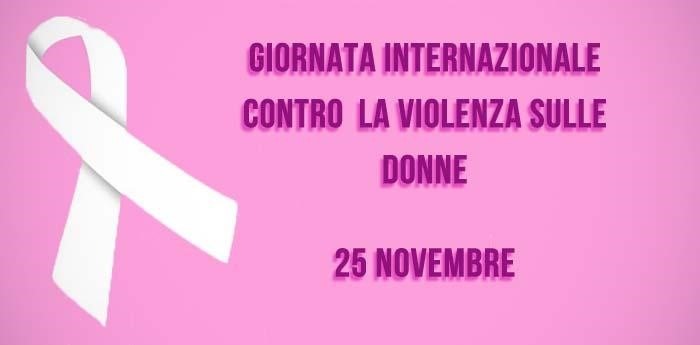 GIORNATA INTERNAZIONALE CONTRO LA VIOLENZA SULLE DONNE