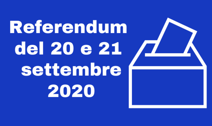 REFERENDUM COSTITUZIONALE DI DOMENICA 20 SETTEMBRE 2020 – Disponibilità dei locali scolastici per l’allestimento dei seggi e chiusura plesso Aldo Moro